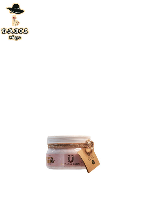 خرید آنلاین ماسک اسکراب صورت و بدن توت فرنگی ۳۰۰ گرمی از فروشگاه اینترنتی بابیلشاپ