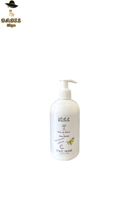 خرید اینترنتی ماسک صورت روغن زیتون و شی باتر ویتابلا ۳۰۰ میل از بابیل شاپ