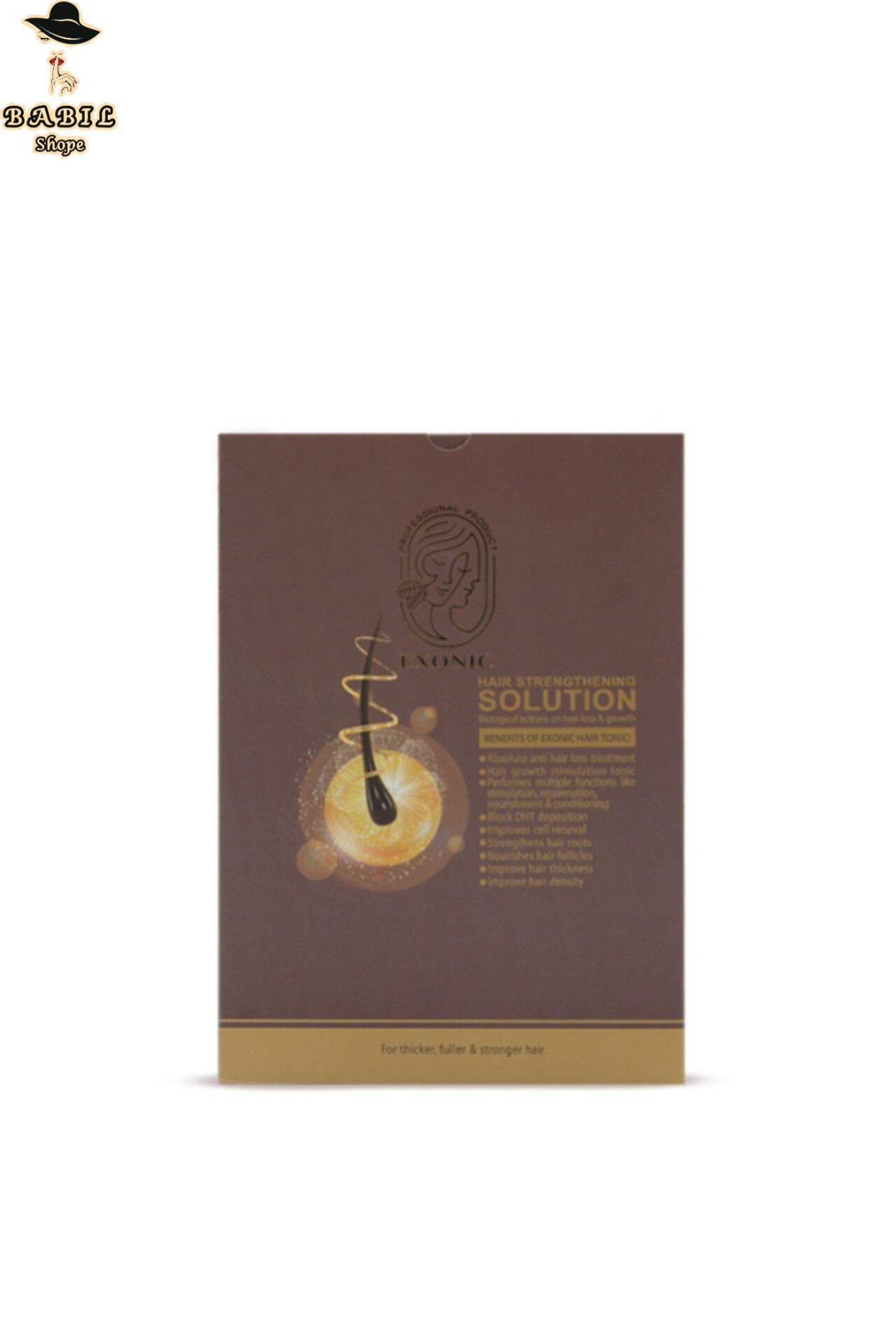 بهترین تونیک ضد ریزش و محرک رشد مجدد مو با برند اکسونیک در بابیل شاپ