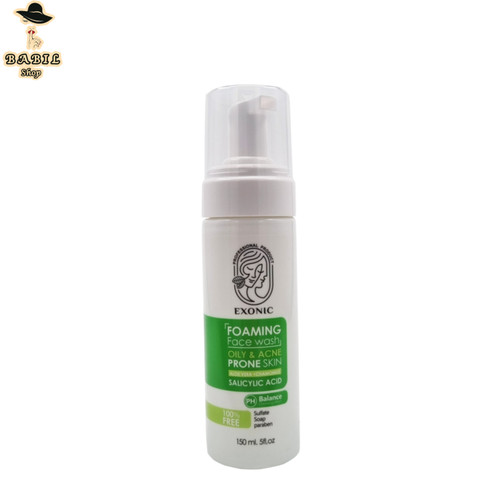 خرید آنلاین فوم پاک کننده صورت پوست چرب اکسونیک حجم 150 میل