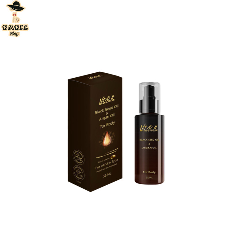 خرید آنلاین روغن بدن سیاه دانه و آرگان اصل از بابیل شاپ