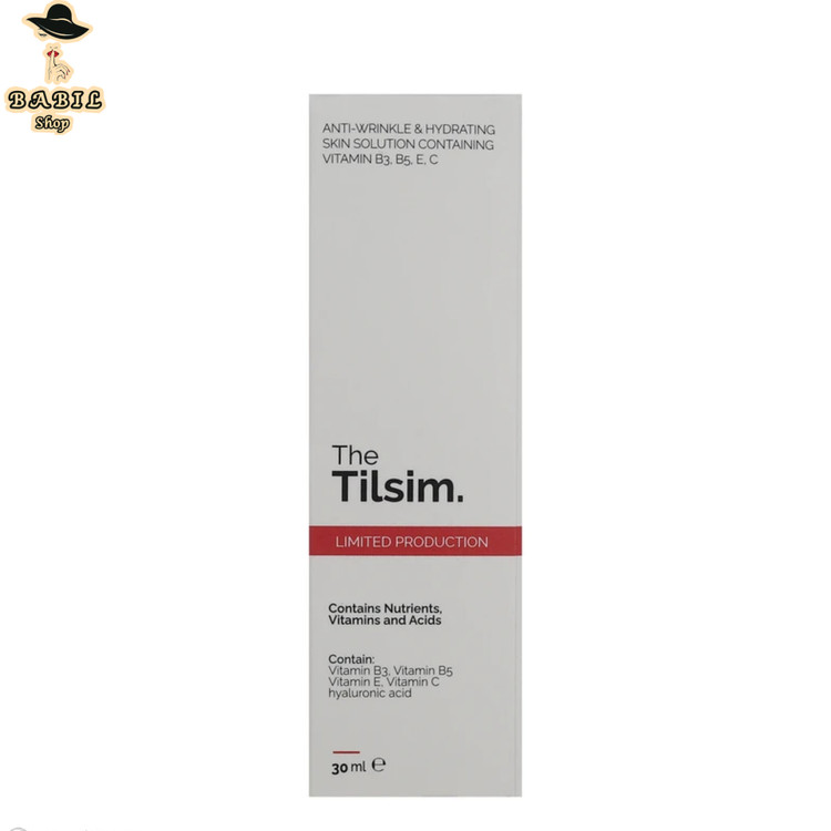 قیمت و مشخصات سرم ضدچروک و آبرسان صورت تیلسیم مدل هیالورونیک اسید اصل