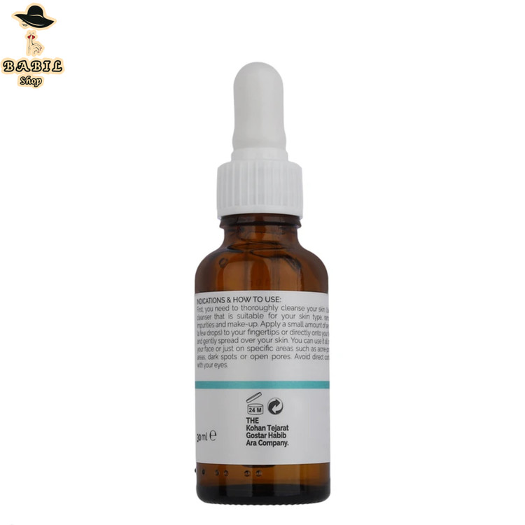 مشخصات سرم ضدجوش پوست چرب تیلسیم مدل NIACINAMID AND ZINC