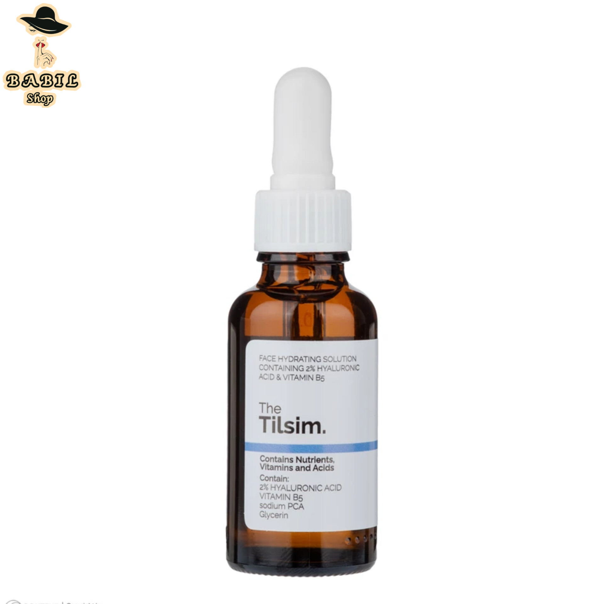 خرید اقساطی سرم آبرسان صورت تیلسیم مدل هیالورونیک اسید و B5