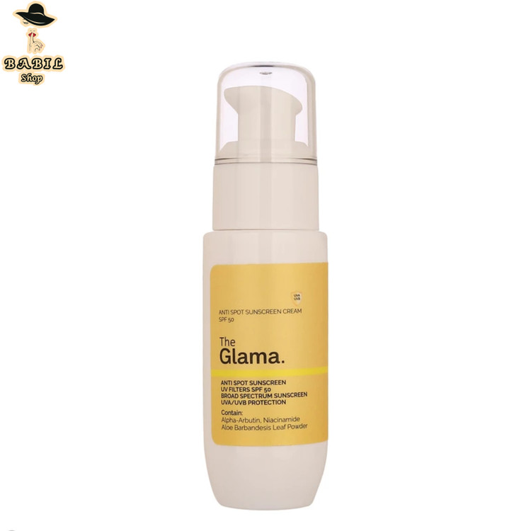 خرید آنلاین کرم ضدآفتاب بیرنگ دست و صورت گلاما مدل Anti-Spot SPF 50