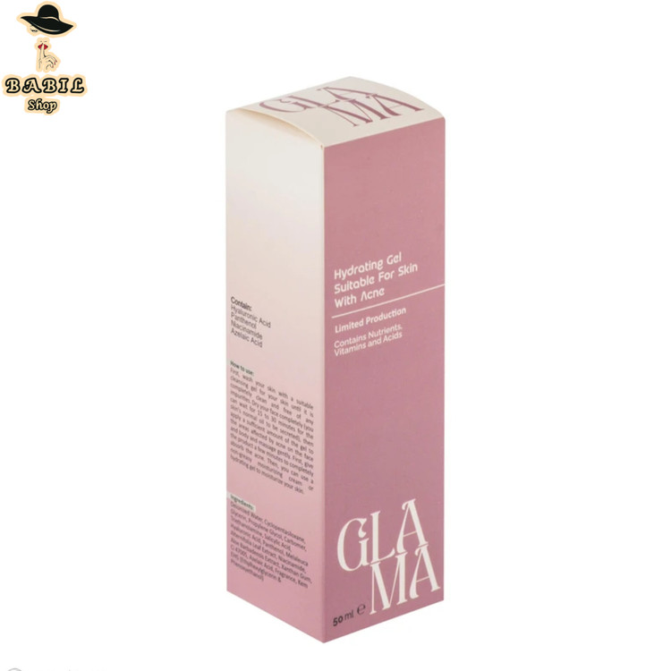 قیمت و مشخصات ژل آبرسان صورت گلاما مدل Limited مناسب برای پوست آکنهدار