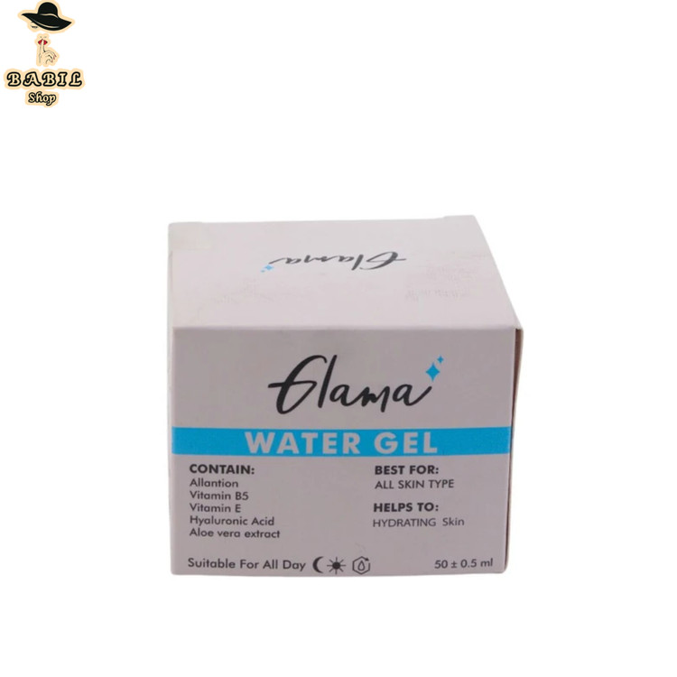 قیمت و مشخصات ژل آبرسان و مرطوبکننده گلاما مدل WG حجم 50 میل اصل