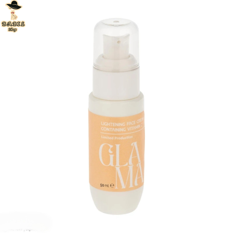 کرم روشن کننده صورت گلاما حاوی ویتامین سی 50 میلی لیتر